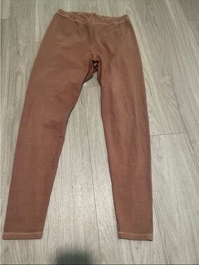 SKIMS Chocolate Brown Elastic Waist Leggings